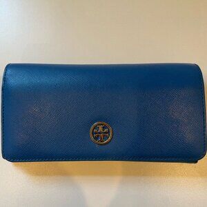 Blue Tory Burch wallet